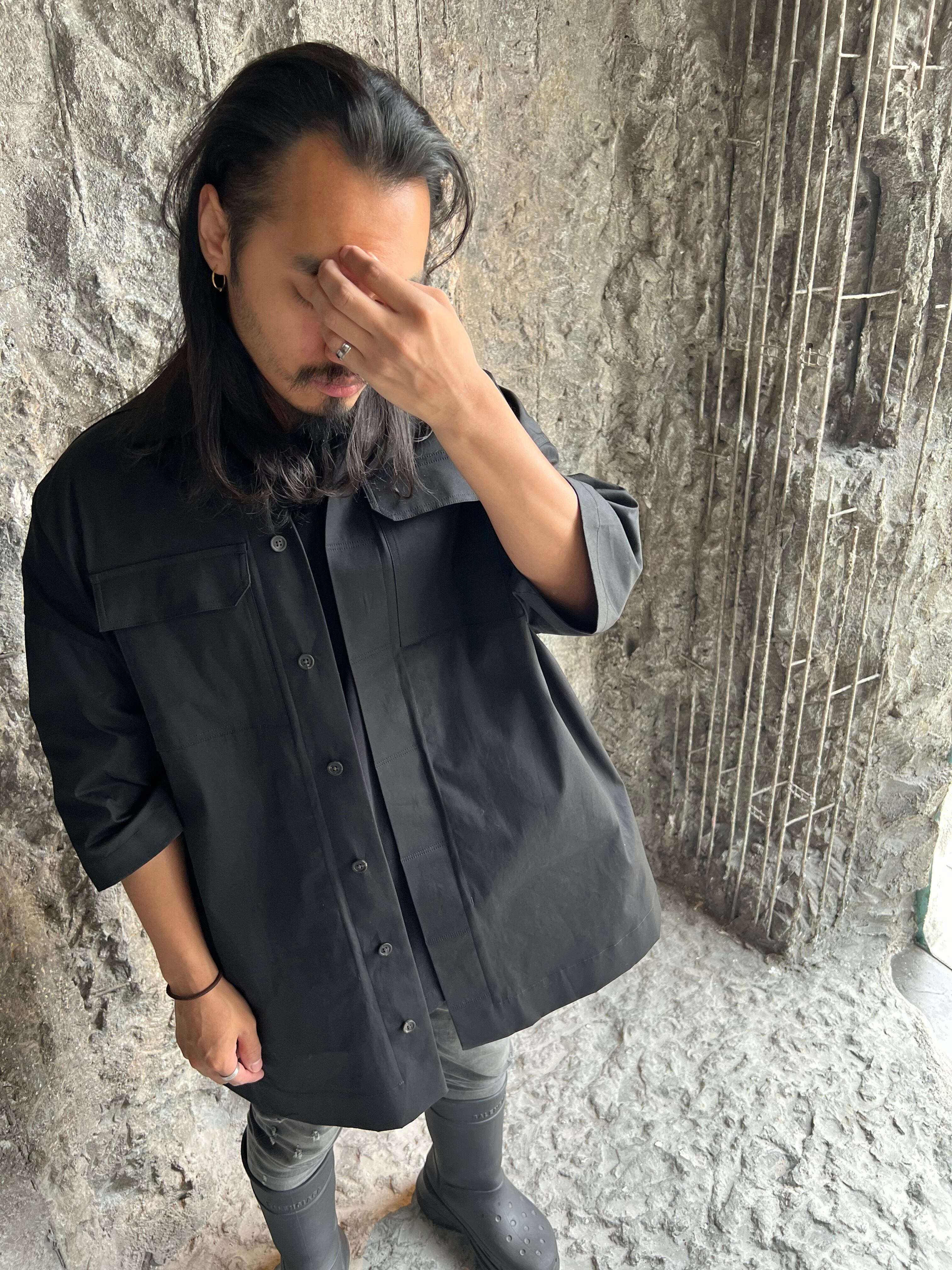 Rick Owens DRKSHDW Magnumショートスリーブ シャツ。