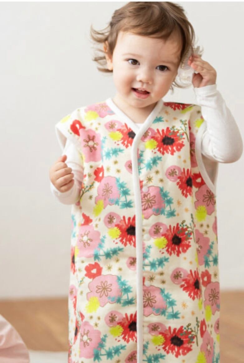 Haruulala【kids】オーガニックコットンスリーパー 愛の詩