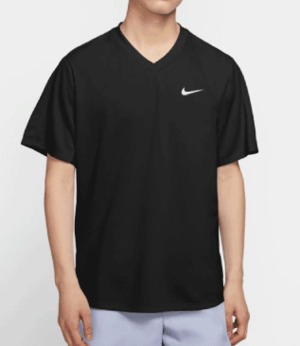 メンズテニスウェア/ナイキ(NIKE)/CV3153-010/コートDRI-FITビクトリーシャツ-半袖Tシャツ