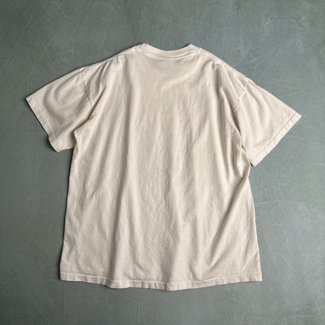 90s USA製 Human-i-Tees シングルステッチ アート ひまわり 半袖 T