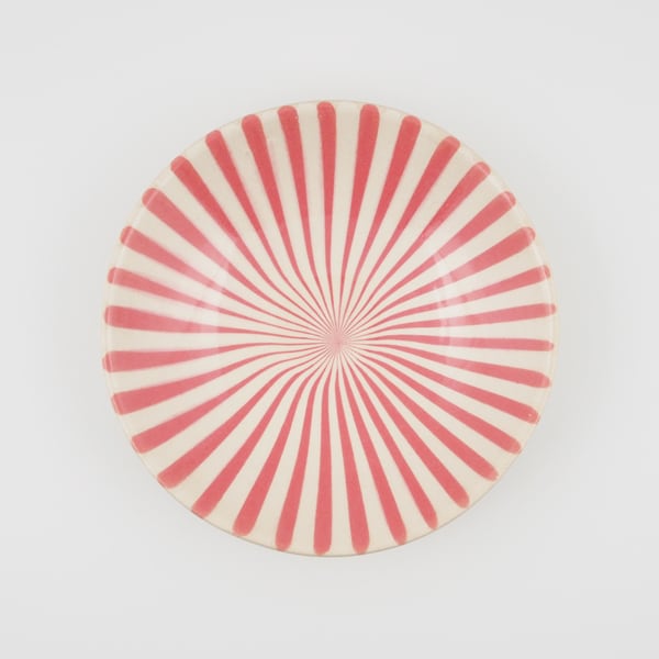 金子 司 小皿 レッド/ホワイトC