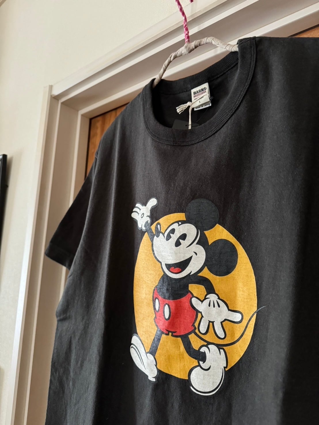 BARNS 吊り編み×ミッキーTシャツ | Branch m '. Spicahome