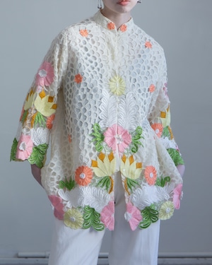 1970-80s embroidered lace jacket