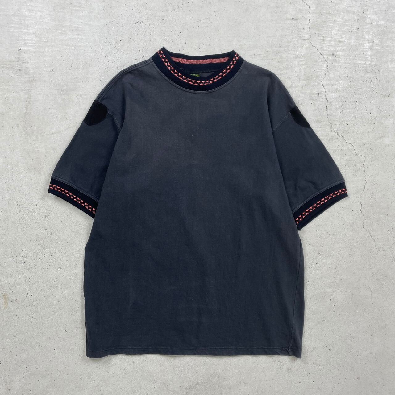 90年代 MAUI モックネック リンガーTシャツ メンズXL相当 古着 90s 