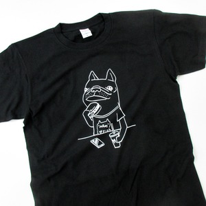 フレブル 食いしん坊 Tシャツ dog31 イラスト 犬 フレンチブルドッグ