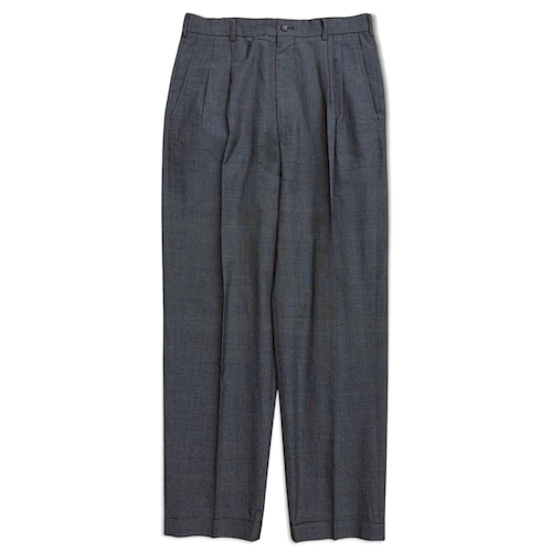 【COMME des GARÇONS HOMME】田中オム　スラックス　コムデギャルソンオム　ギンガムチェック　グレー系