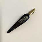 紺色のラメ入りヘアクリップ[NM-053]