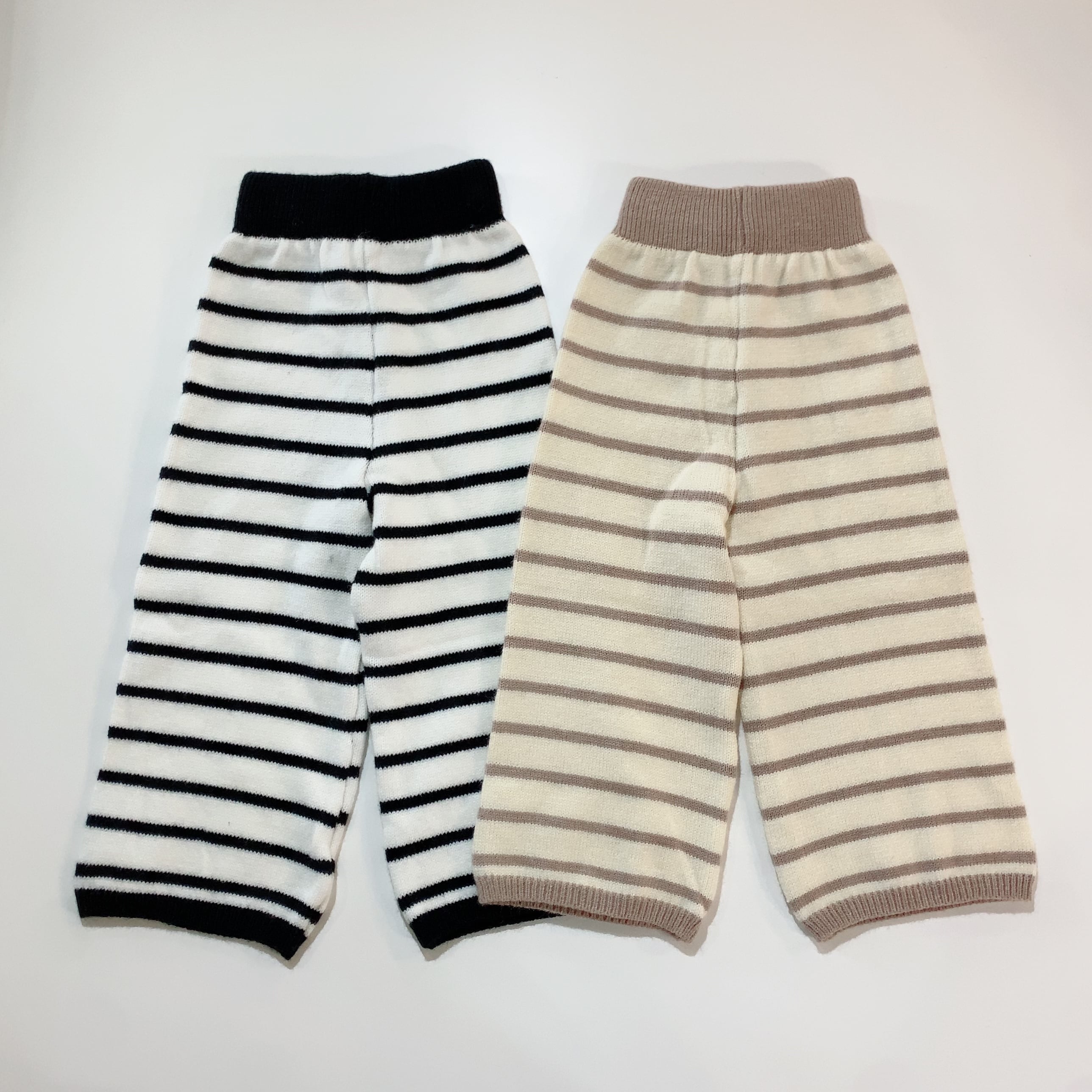 2colorボーダーニットパンツ