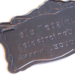 mondimanche ブリキプレート　フルーリストプレートB　UN2227｜壁飾り　軽くてオシャレに壁が変わります