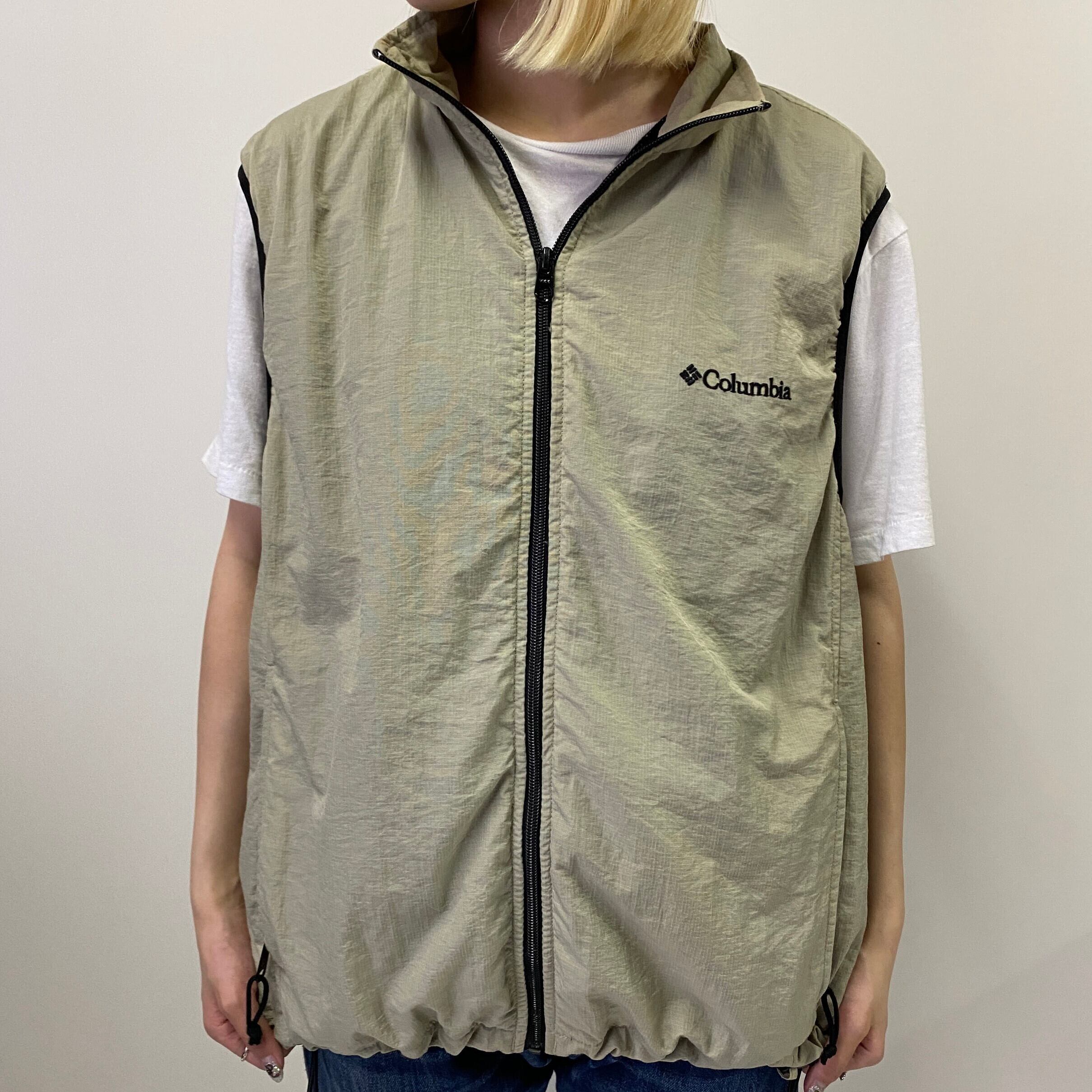 00年代 Columbia コロンビア ワンポイントロゴ刺? メッシュライナー 