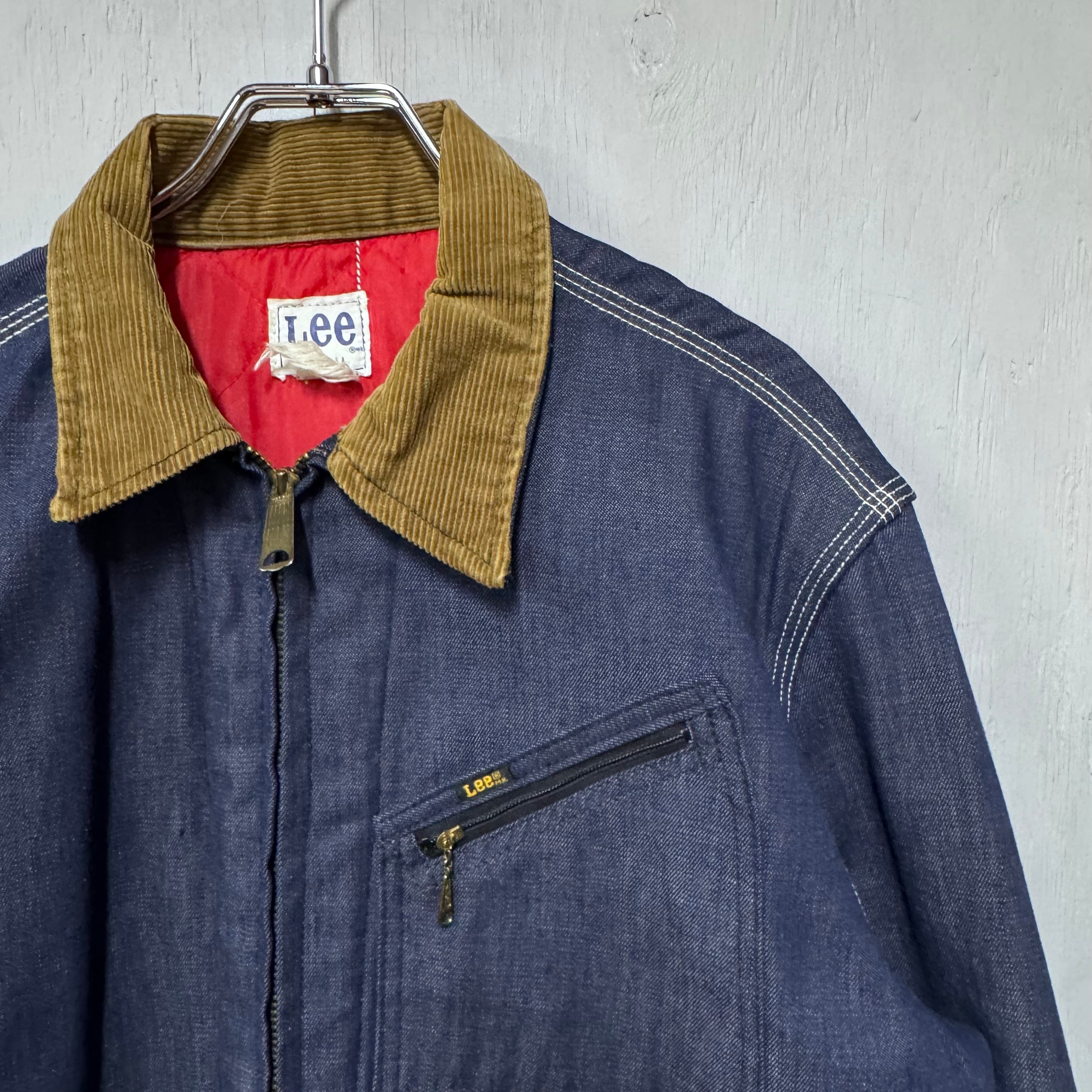 70s Lee 91-LB デニムジャケット バットダイ キルティングライナー M~L