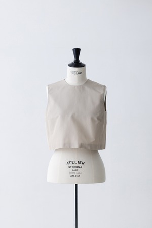 TAFFETA CROPPED TOP 25SS04