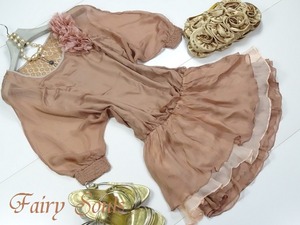 ★中国シルク100％★M☆セクシ－花コサ－ジュワンピ(OPN6061)