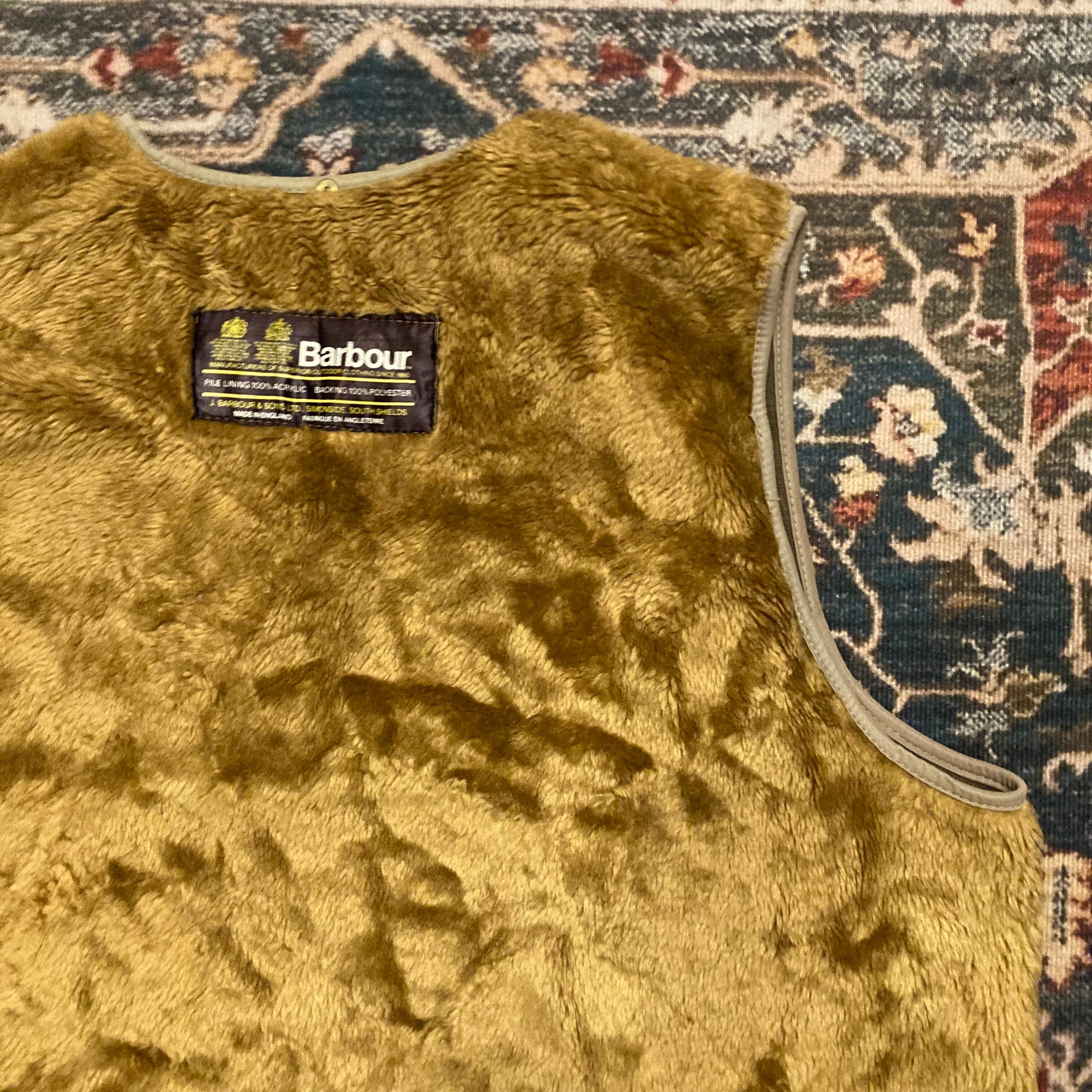 80s Barbour Liner Vest バブアー ライナーベスト ヴィンテージ 英国