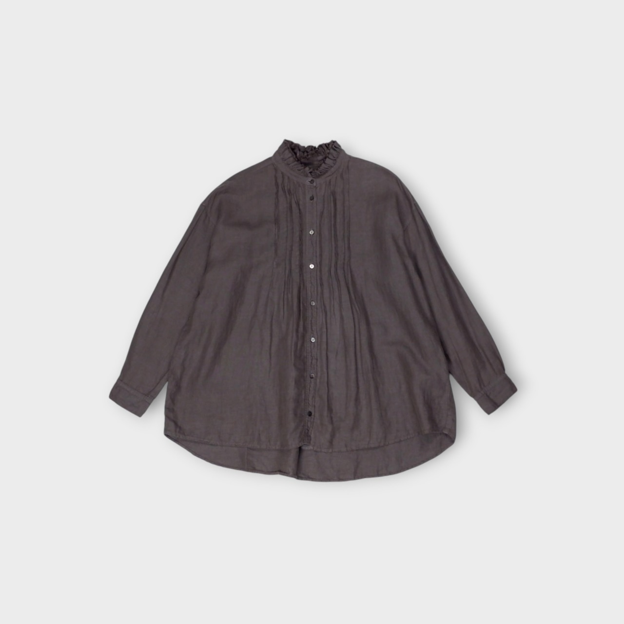 nest Robe【リネン フリンジカラードレスシャツ】