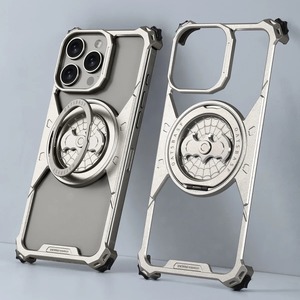 ◆iPhone 16 Pro/Pro Max◆ Bat Aluminum Bumper Case / バット アルミニウム バンパー スマホケース