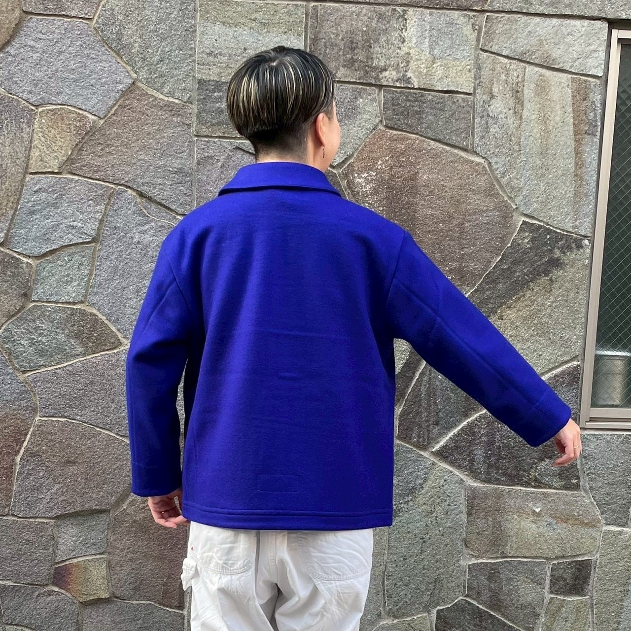 マリネデッキクルージャケット 軽いカットメルトン 53JK40 サイズ3＋