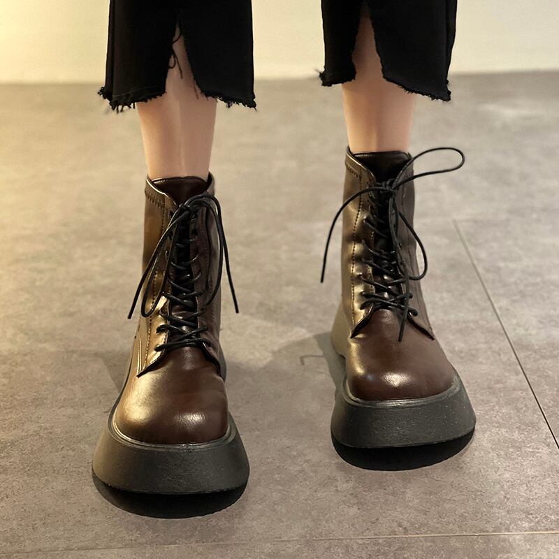 ブーツスタンダードストレッチレース薄手スプリングオータム レトロ 靴 シューズ エラスティック 伸縮 春物 秋物 部族の婦人靴66626560776