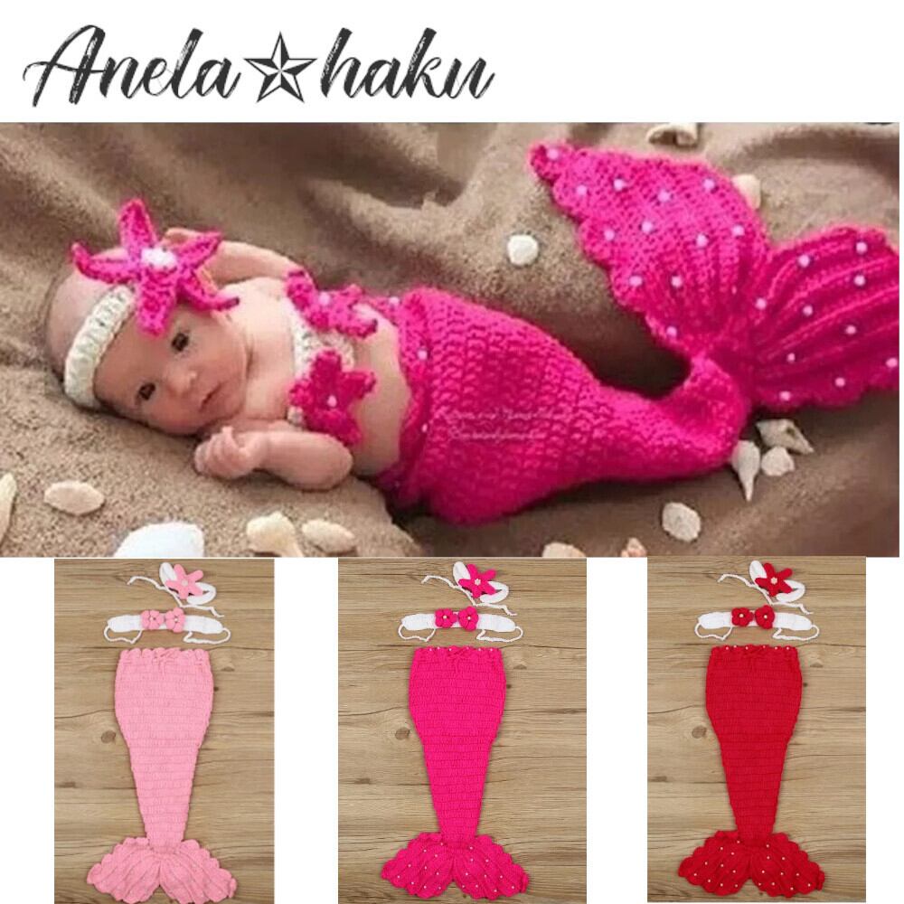 ニューボーンフォト マーメイド3点 新生児 | Anela✯haku