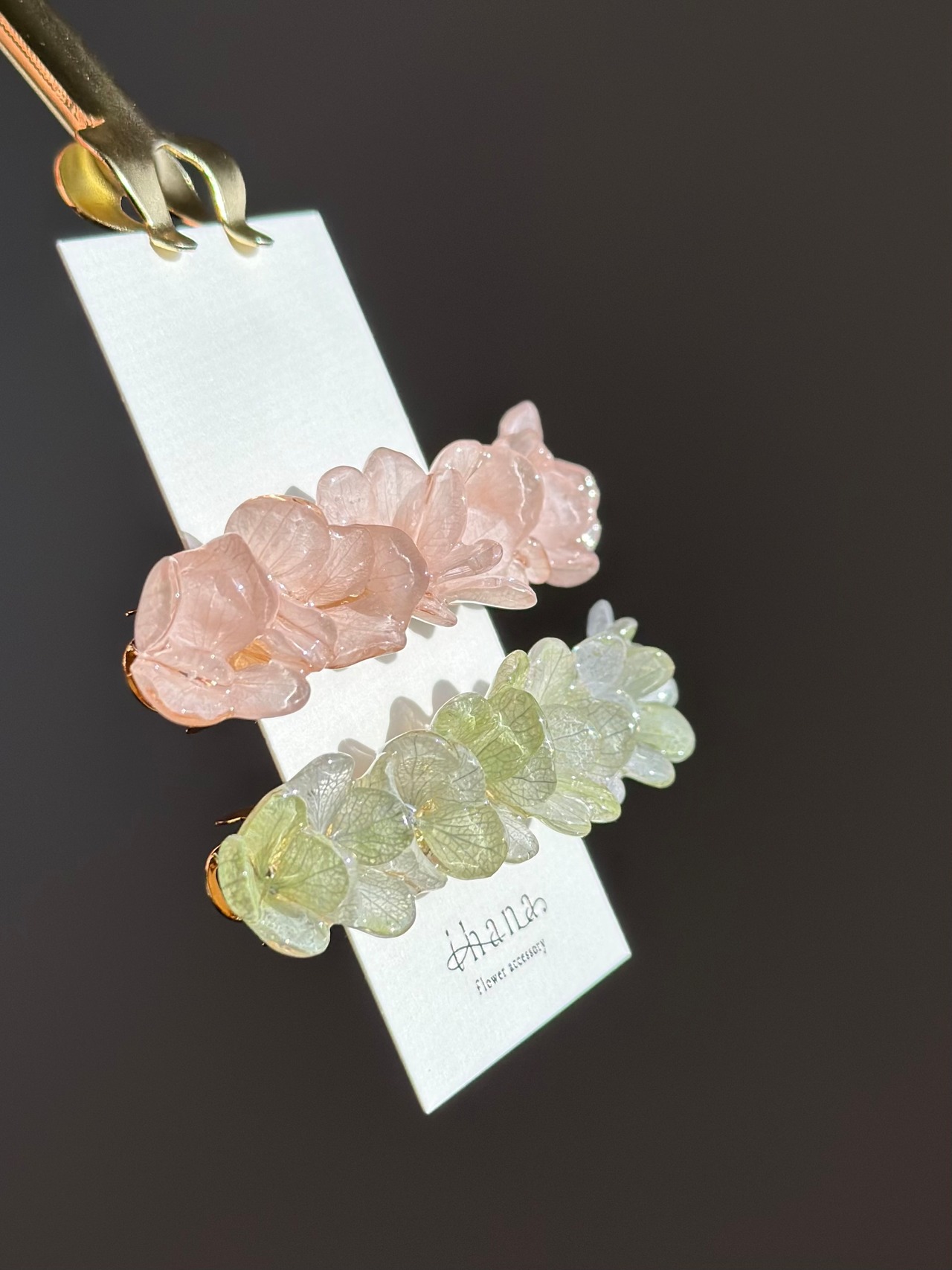 hydrangea barrette