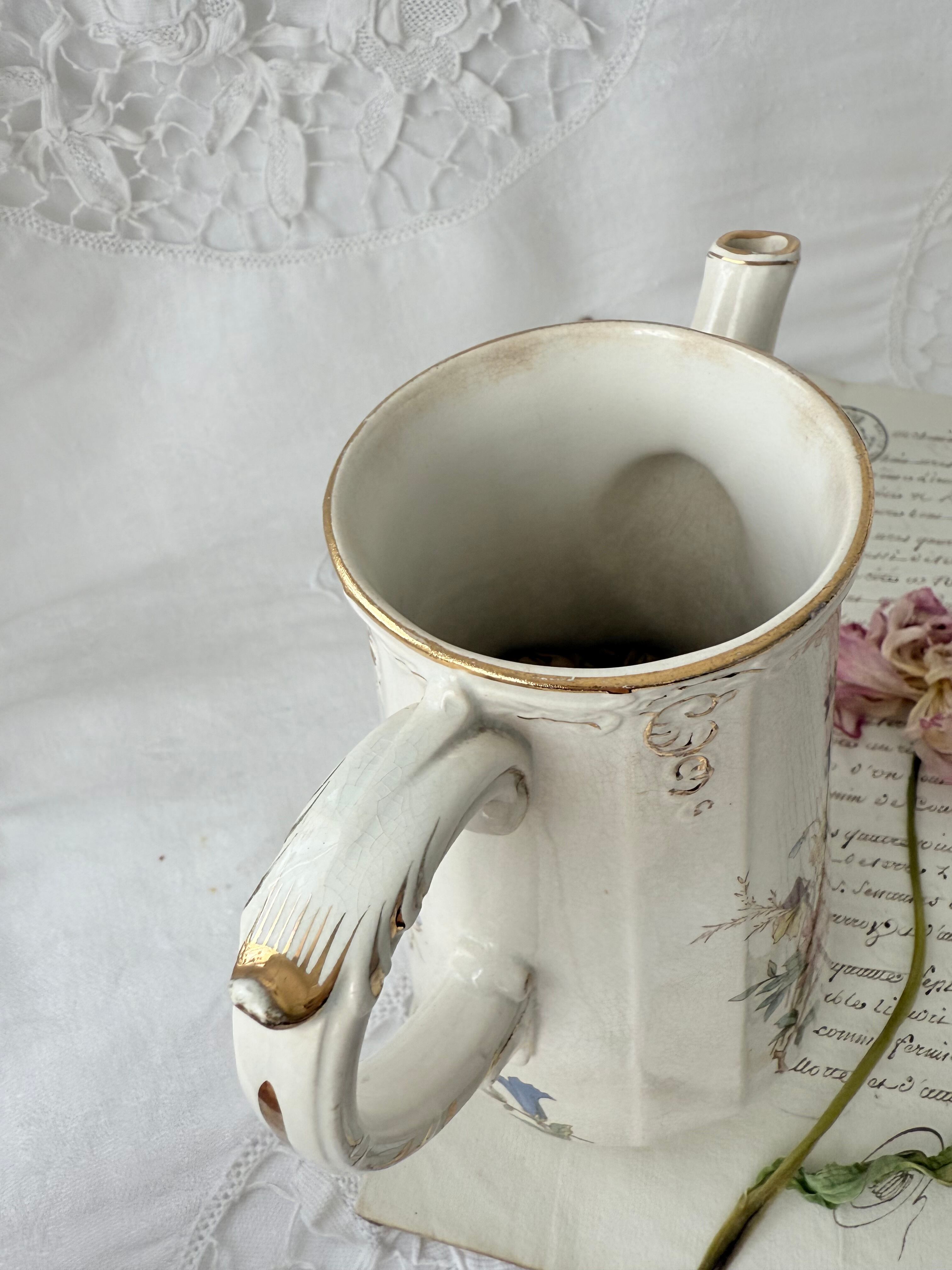 サルグミンヌRighi コーヒーポットティーポットフランスアンティーク