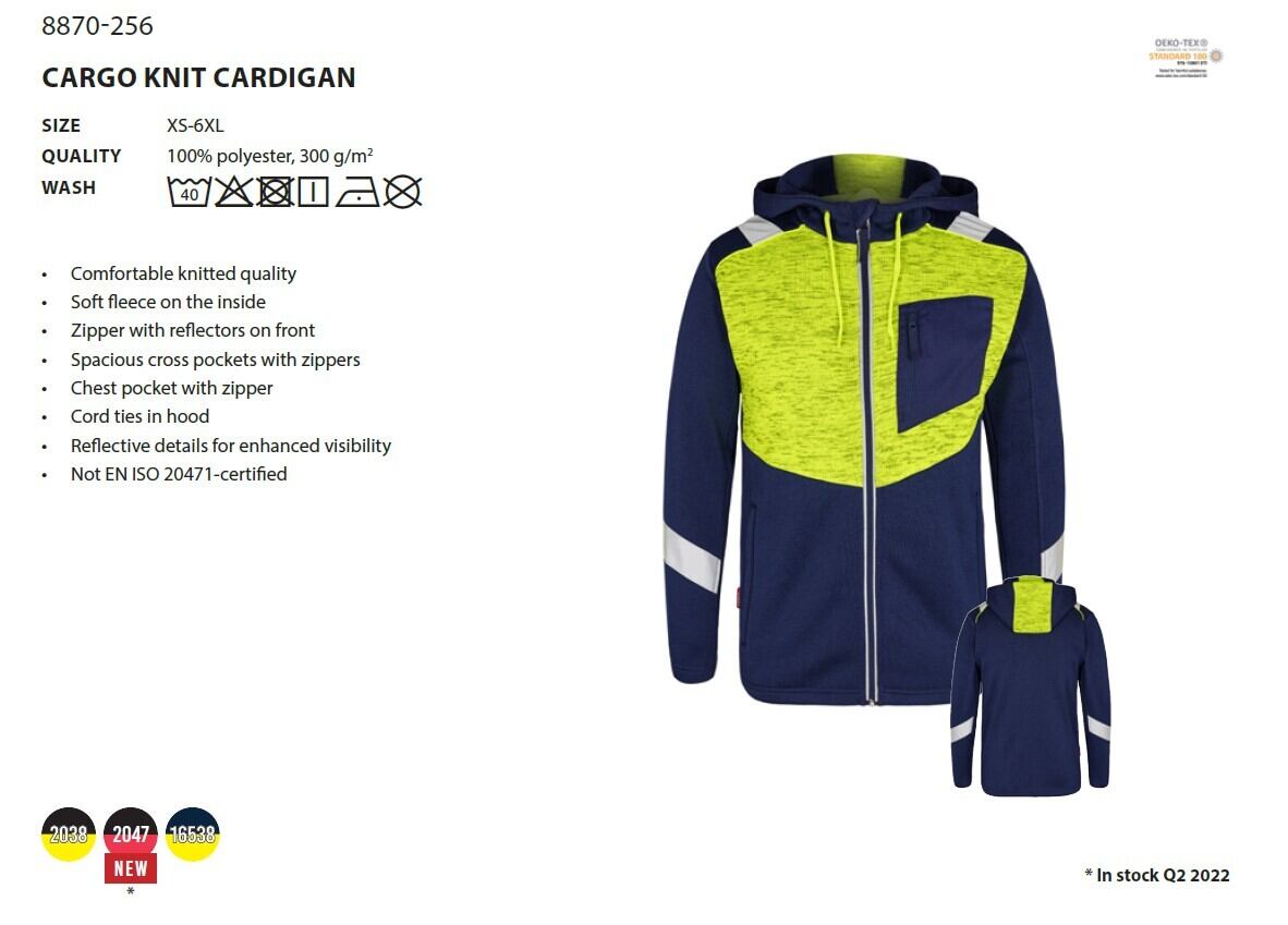 8870-256 CARGO KNIT CARDIGAN