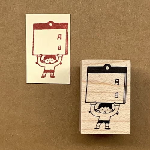 新作予約☆MO1039C｜Molinta【日月】はんこ / 木製スタンプ