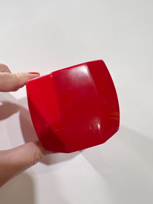 Vintage red wide bangle