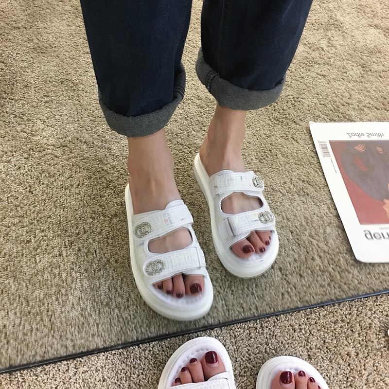 サンダルミュールサマー 靴 シューズ 夏物 フェイクシューズ19870894665