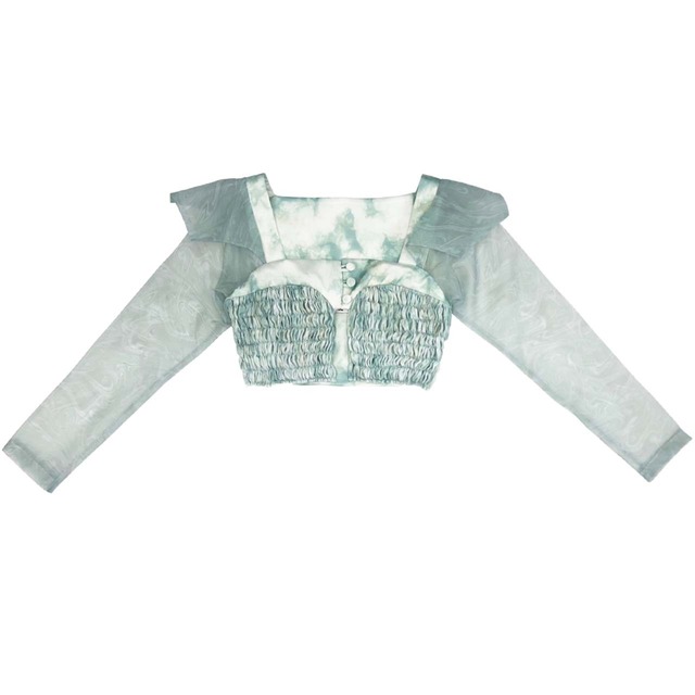 Ballerina shirring Top