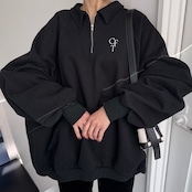 CFT.logo half sweat SH/black-logo white