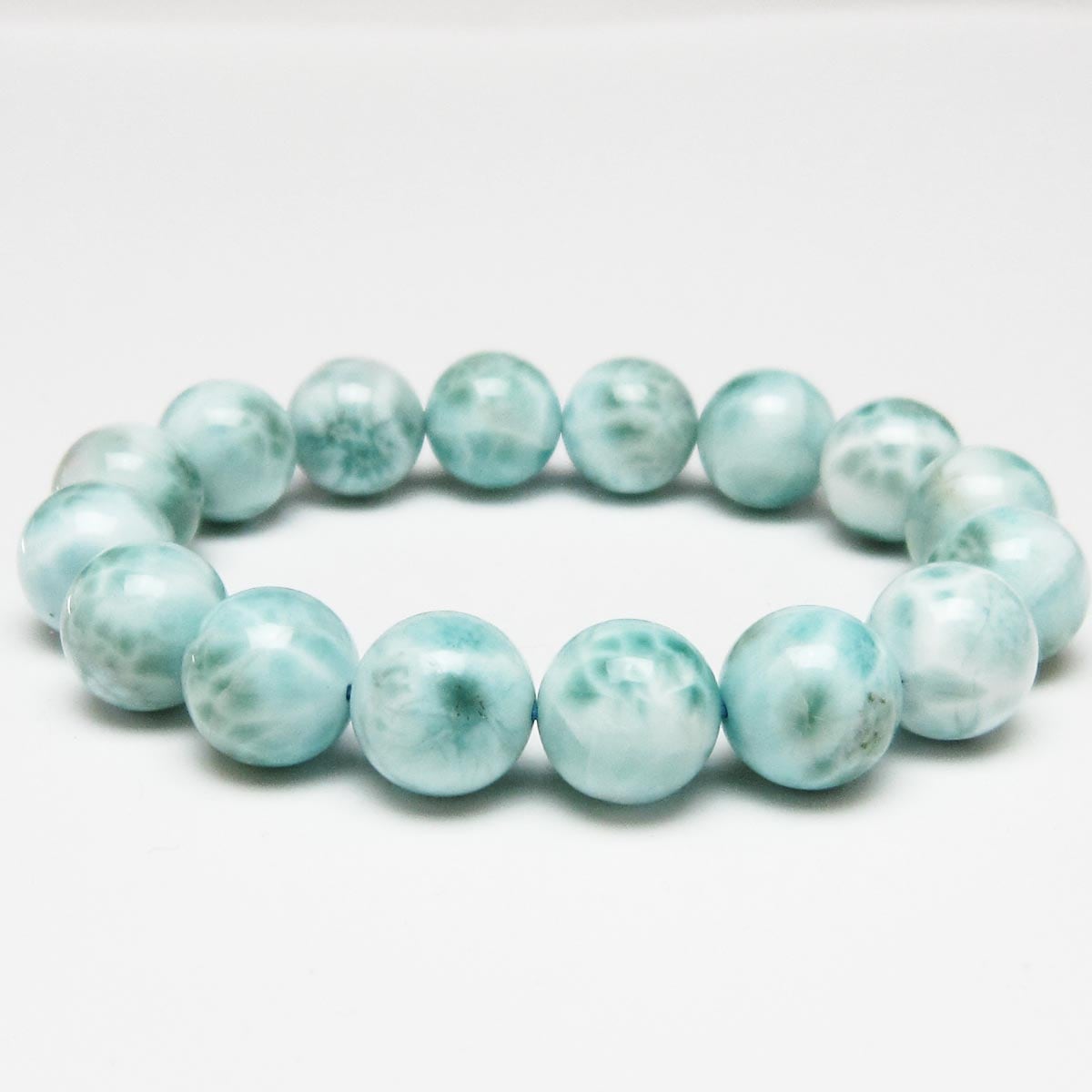 ラリマー ブレスレット 13mm 一点物 111-56535