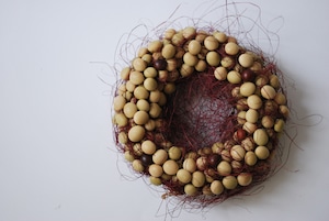 Donut wreath 秘伝豆 Bordeaux