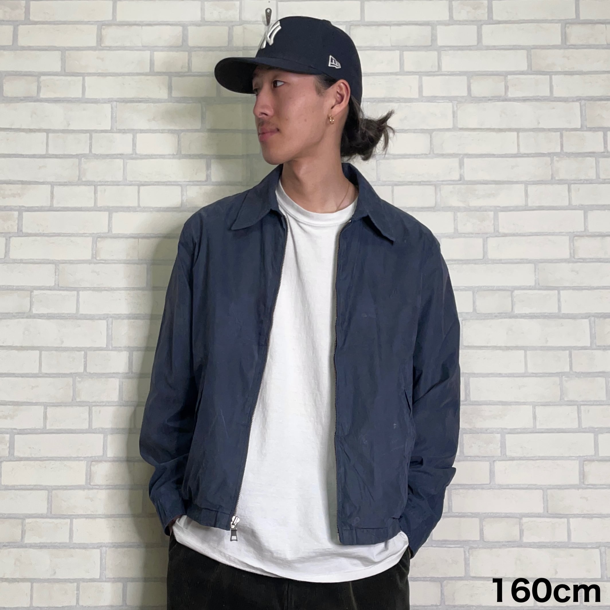 NAUTICA スイングトップ M（L相当）コットン100% 裏地チェック 