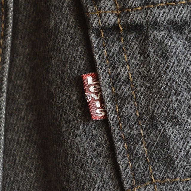 80s LEVI'S リーバイス506パイプドステムストレート 先染め