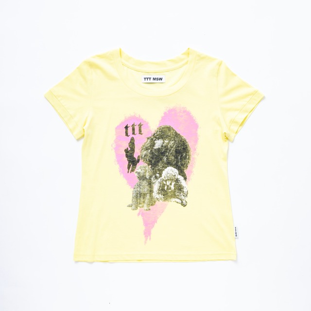 Trim poodle tee (YELLOW)