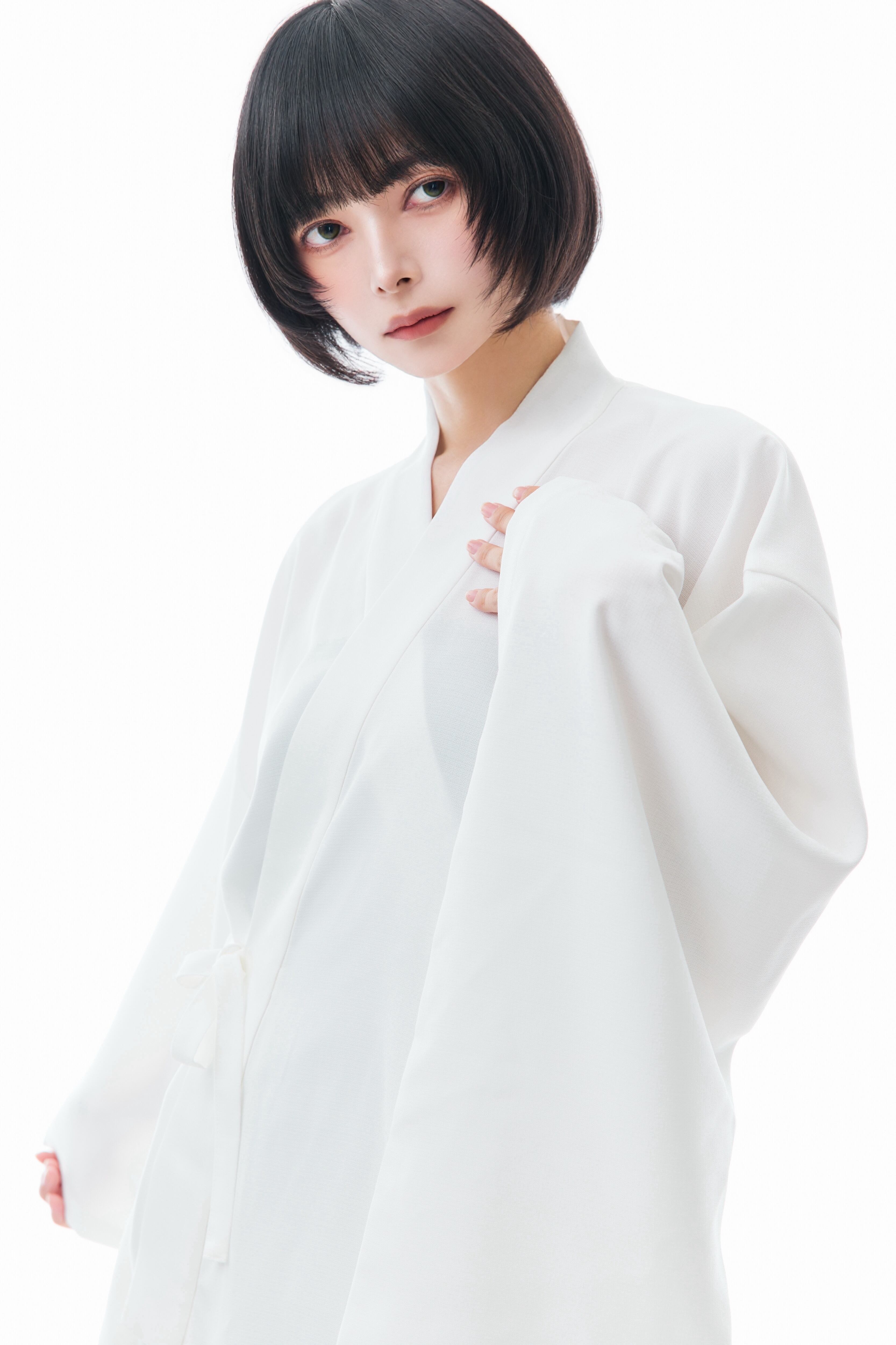 夏の着物シャツ ホワイト | MISAMARU