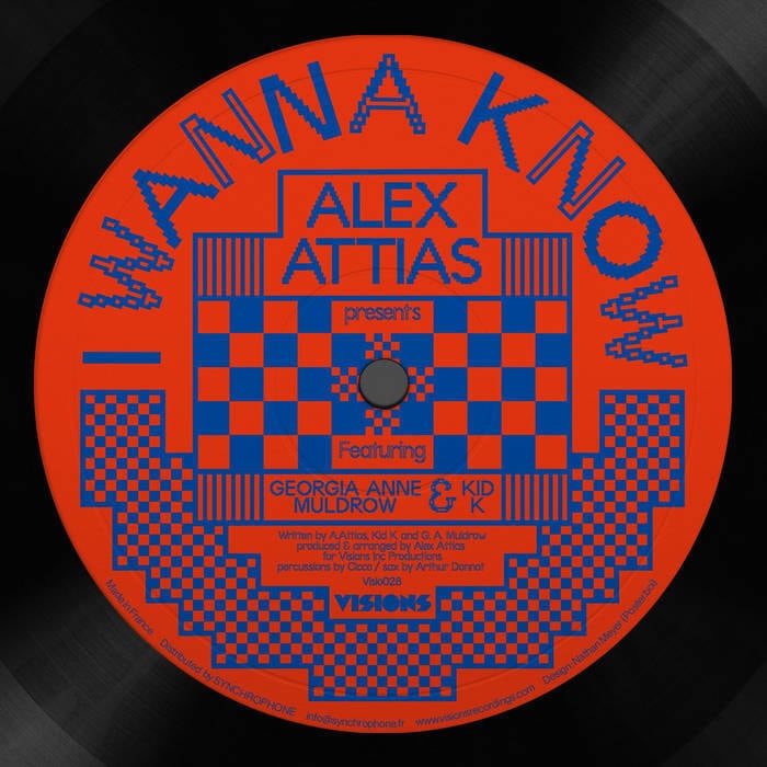 【12"】Alex Attias Feat. Georgia Anne Muldrow & Kid K - I Wanna Know "Remixes"
