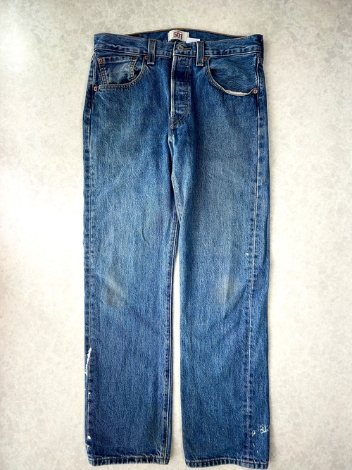 Levi’s 501 インディゴブルー ストレート デニムパンツ W31 L30