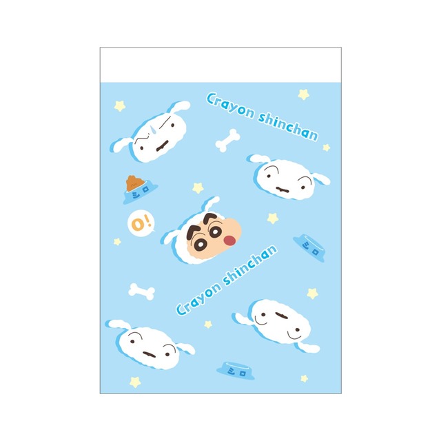 【ロット販売】【10入】クレヨンしんちゃんミニメモ シロとしんちゃん(6019173)