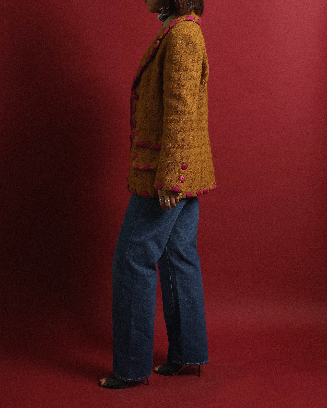 1980's Valentino / Tweed Jacket