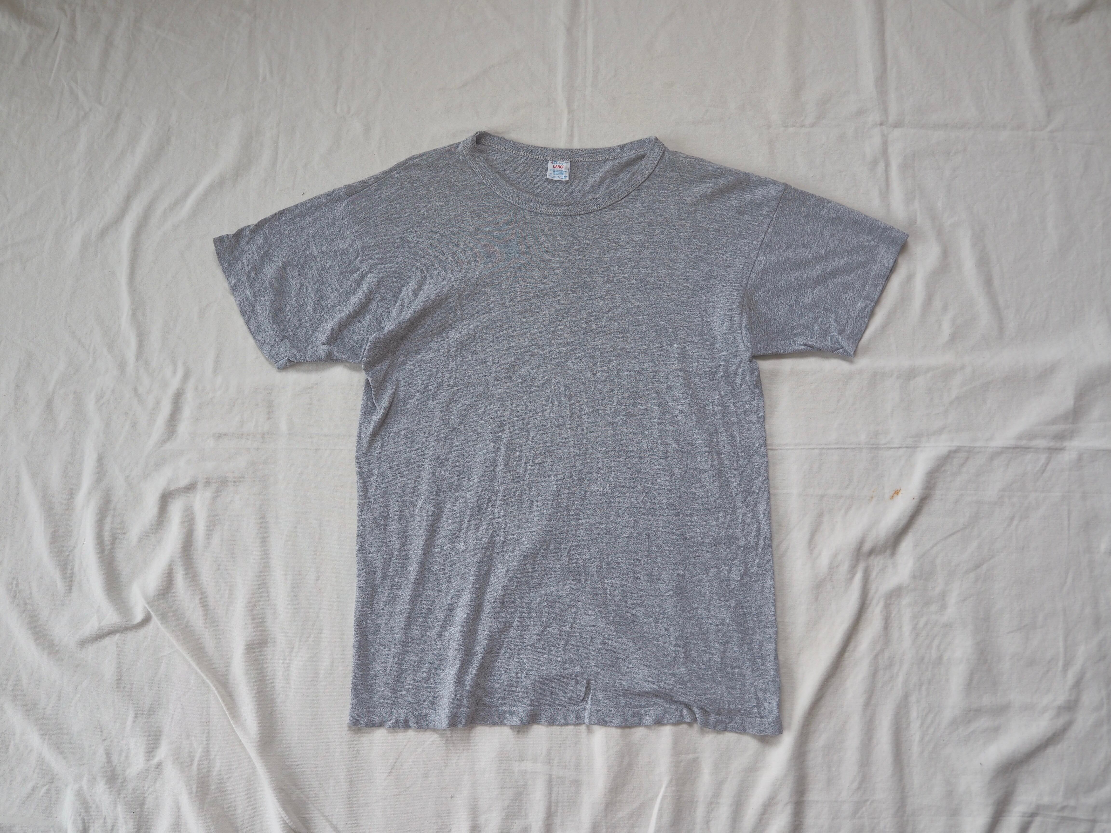 1980’s Champion USA製 88/12 無地Tシャツ L