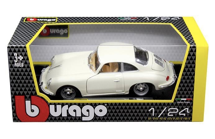 PORSCHE 356B COUPE 1961 Ivory 1/24 Bburago 【 ポルシェ ミニカー