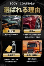 【CarZoot】車ガラス系ボディコーティング 防汚性 光沢 滑水