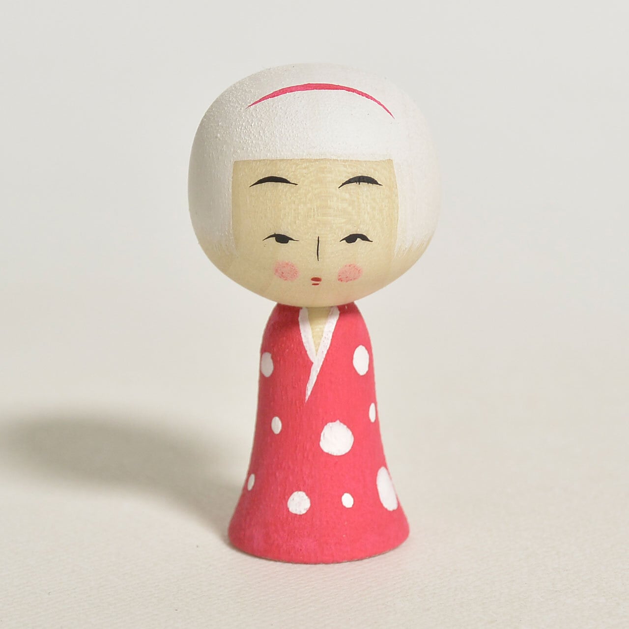 キャンディさんこけし 約2寸 約6cm 鈴木明 工人（作並系）#2327