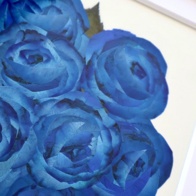 【ラウンドスタイル・4〜9輪用】大切なお花（ブーケ）を押し花＋額装します