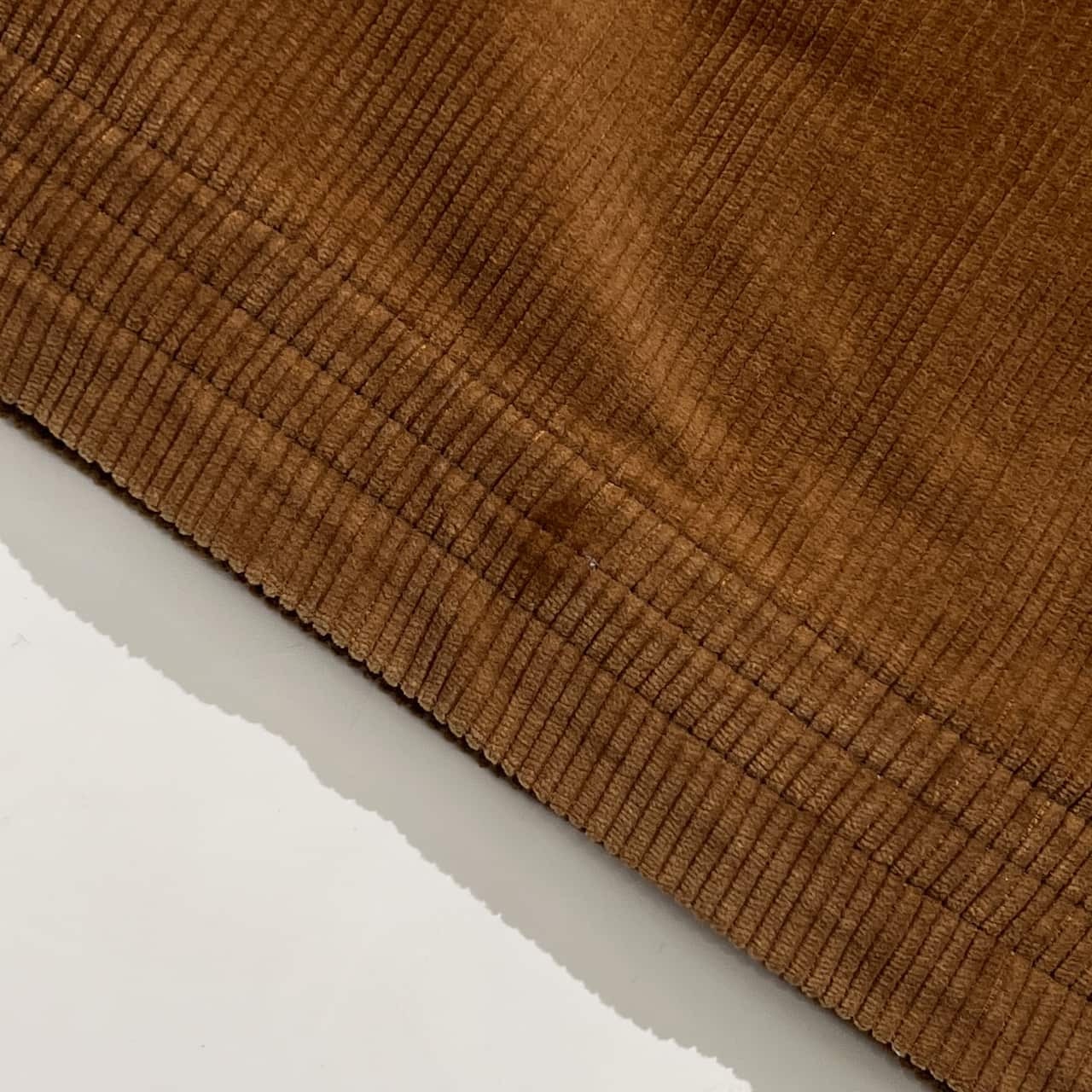 70s 80s VAN JAC ヴァンヂャケット 裏地チェック ショールカラー コーデュロイ 中綿 コート ジャケット M /キャメル・ブラウン系 メンズ アイビー トラッド ビンテージ