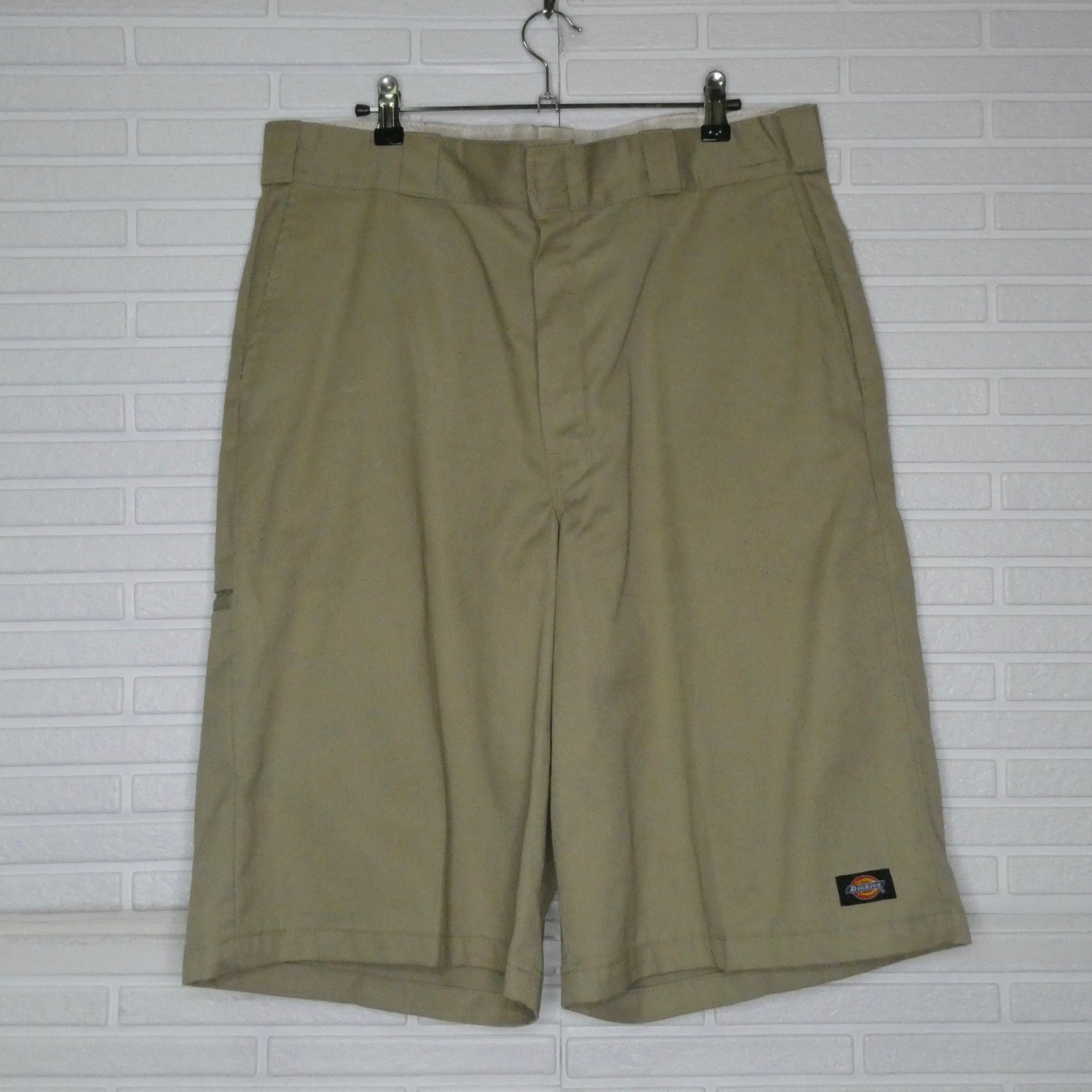Dickies ハーフパンツ W36 ベージュ ブランドタグ shorts | 古着屋OLDGREEN