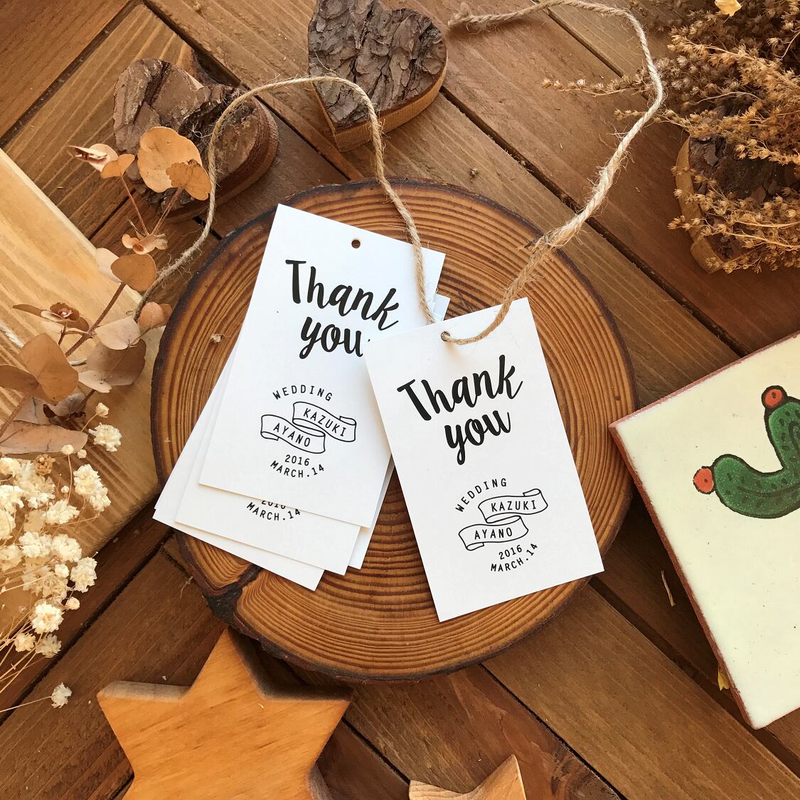 ウェディング タグ 選べるデザイン12種 ロゴ組合せ 小西製作所