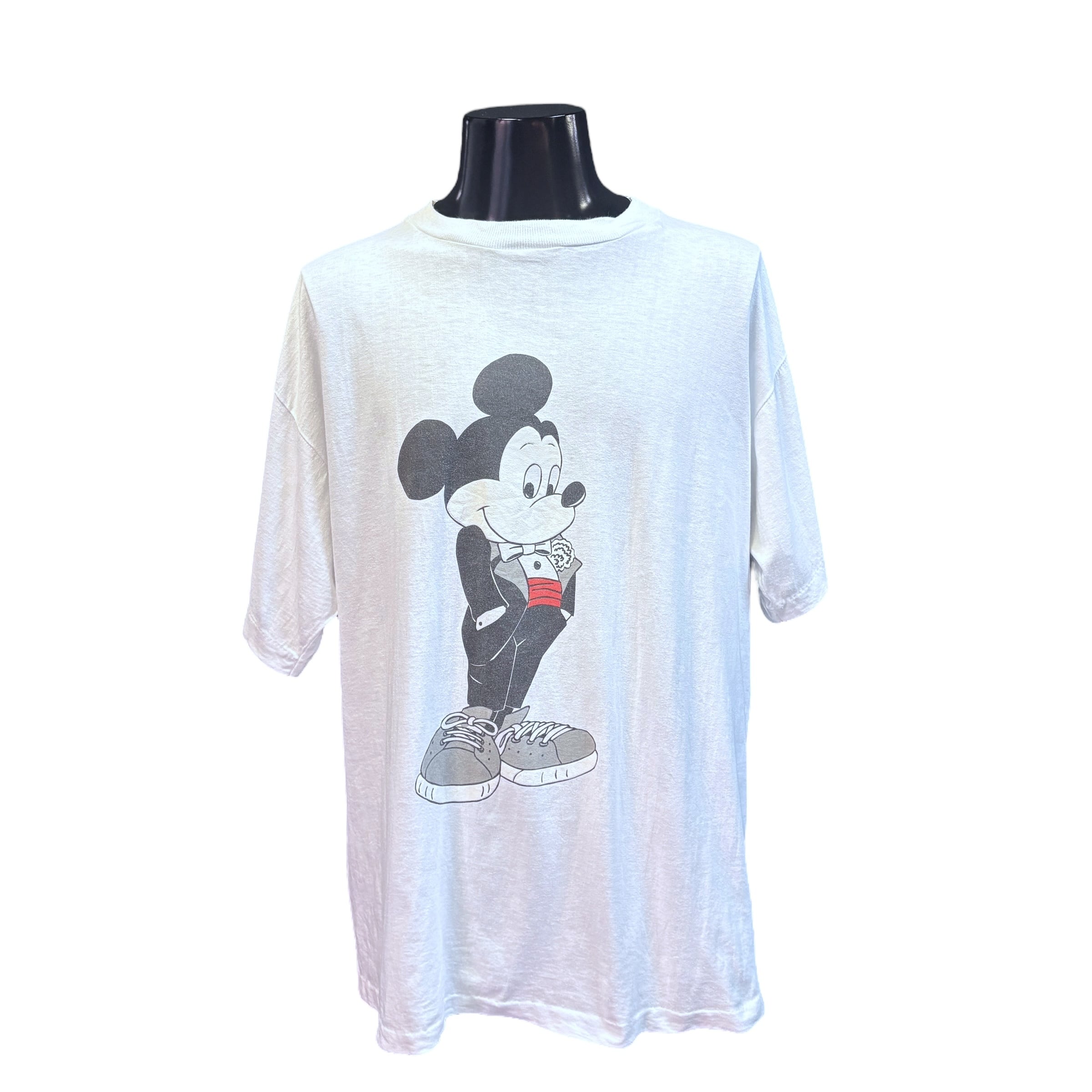 hc【レアvintage】Disney ディズニー ミッキーマウス タキシード ディズニー ミッキーマウス タキシード 左手上げ ソフビ貯金箱